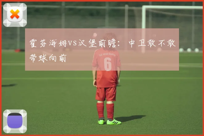 霍芬海姆vs汉堡前瞻：中卫敢不敢带球向前